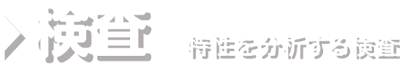 検査/特性を分析する検査
